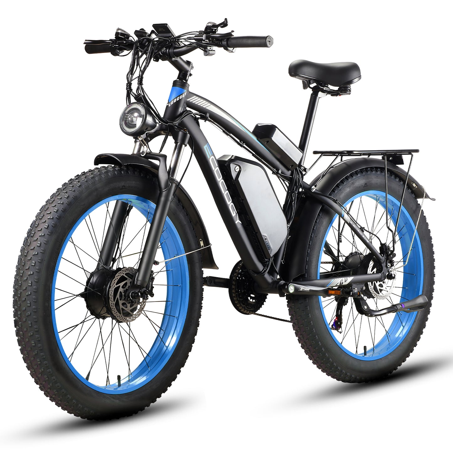 G7 26'' 52V 23Ah 2000W Peak 3000W Dual Motor Electric Fat Tire Bike