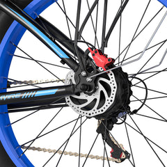 GAMVIRE 24" V7PRO Dual Motors Fat tires 4000W Peak 5000W 52V 32AH All Tarrain Electric Bike