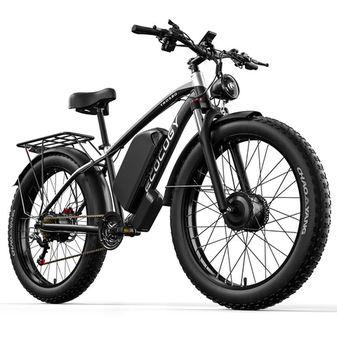 GAMVIRE & ECOCOGY G7 26" 52V 32AH 4000W Peak 5000W Dual Motors Electric Fat Tire Bike