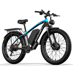 GAMVIRE & ECOCOGY G7 26" 52V 32AH 4000W Peak 5000W Dual Motors Electric Fat Tire Bike