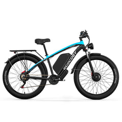 GAMVIRE & ECOCOGY G7 26" 52V 32AH 4000W Peak 5000W Dual Motors Electric Fat Tire Bike