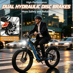 GAMVIRE 26" V9 Peak 9000W 52V 30AH Dual Motor Electric Bike with Turn Signals