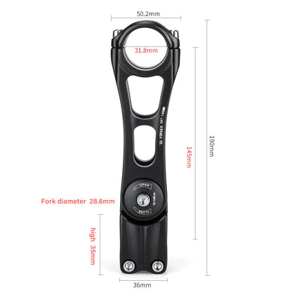 Gamvire bike stem riser for handlebar