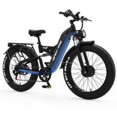 GAMVIRE 26" V9 Peak 9000W 52V 30AH Dual Motor Electric Bike with Turn Signals