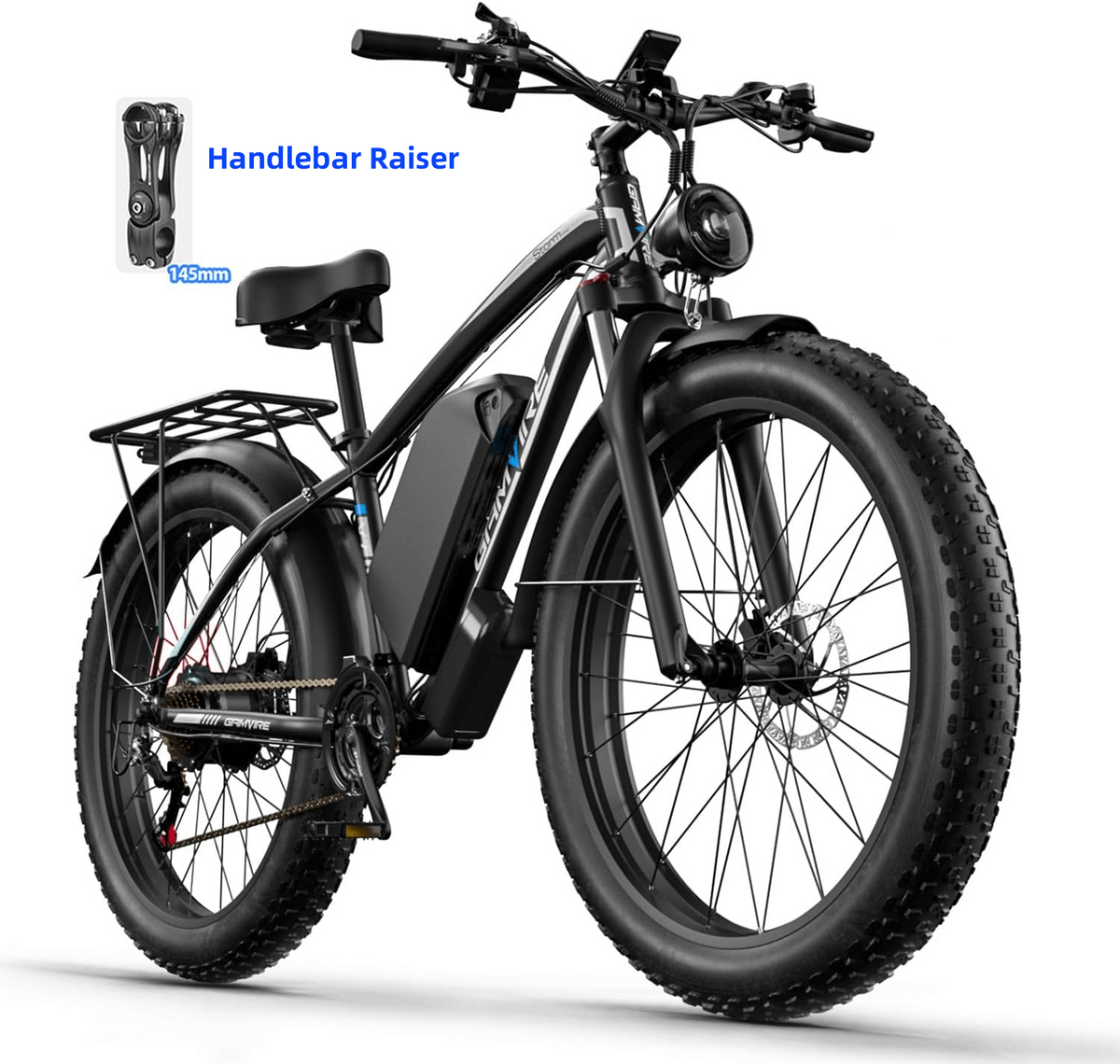GAMVIRE 24'' V7 1500W Peak 2000W 52V 19.2AH Adult Electric Bicycle